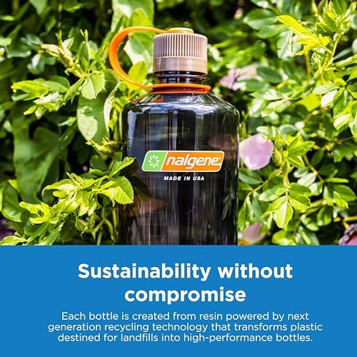 Sustain Tritan BPA İçermeyen Su Şişesi%50 Plastik Atıktan Elde Edilen Malzemeden Üretilmiştir, 473 ml, Geniş Ağız, Kot