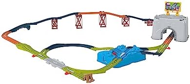 Alternative view of Mattel Thomas & Oyuncak Tren Paleti Seti, Connect & Kovası, Kalıp Döküm ve Motorlu Trenler için 48 Parça Genişletme Paketi, Yaş 3+ Yıl, HNP81