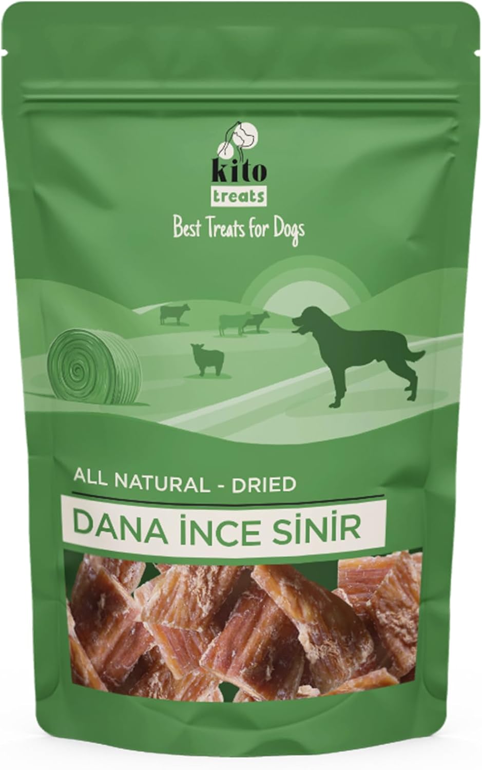 Kito Dana İnce Sinir Çiğnemelik Köpek Ödül Maması %100 Doğal, Glutensiz, Organik 100 gr