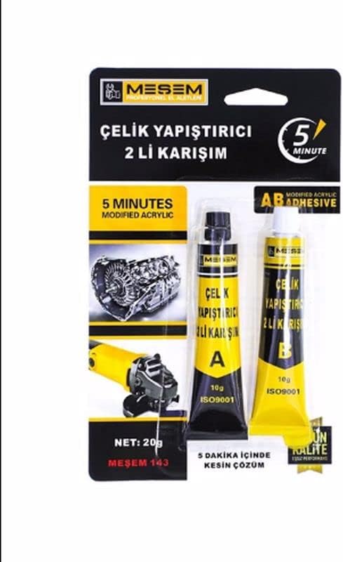 Çelik Yapıştırıcı 2’li Karışım 20 GR