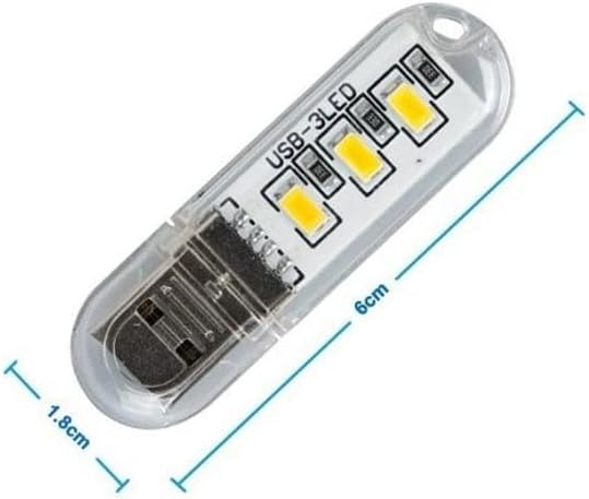 Taşınabilir Mini USB Led Lamba 3 LED 5730 SMD Kamp Stick Led