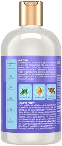 Alternative view of Shea Moisture Aloe Butter Saç Derisi Nemlendirici Şampuan 384Ml