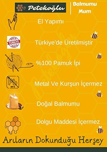 Alternative view of Mum Bodrum Gliserinli Bitkisel Sabun Bal Mumu Mum Beeswax Candle Set