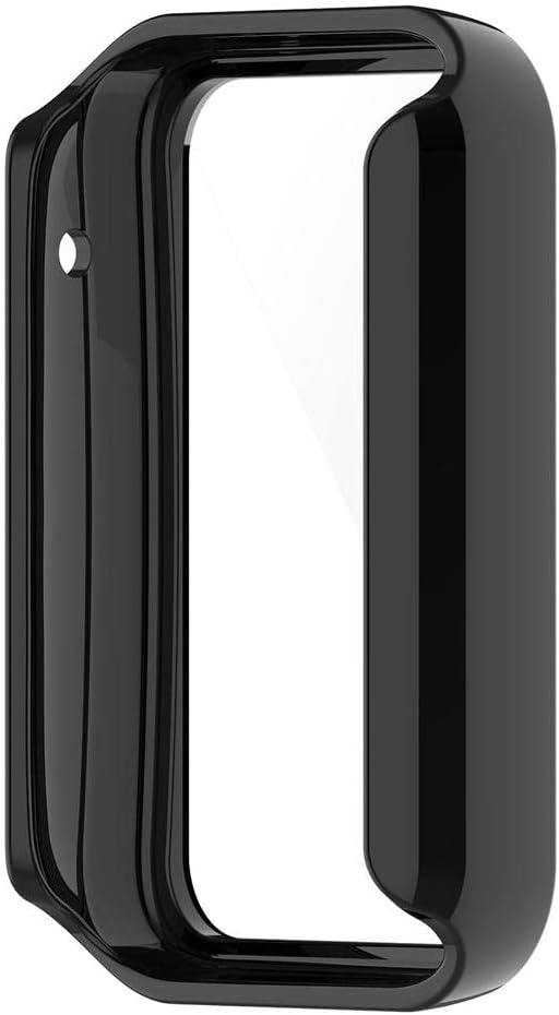 Alternative view of Mi Band 7 Pro ile Uyumlu Sert PC Kasa Koruma Mi Band 7 ile Uyumlu Gard Çerçeve Siyah