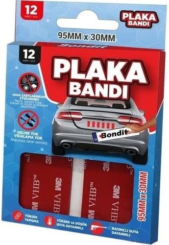 Alternative view of 3M Plakalık Yapıştırma Bandı VHB Çift Taraflı Bant 12 Adet