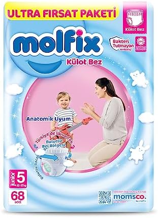 Molfix Külot Bez 5 Beden Junior Ultra Fırsat Paketi 68 Adet