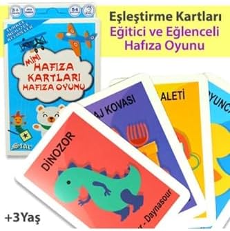 Alternative view of Star Oyun Star Hafıza Kartları Eşleştirme Eşini Bul Oyunu 3'lü Set