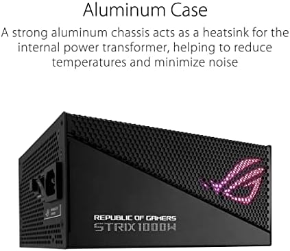 Alternative view of Asus ROG-STRIX-1000G-AURA 1000W 80+ Edition Power