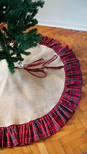 Viemso Yılbaşı Çam Ağacı Örtüsü, Ekose 90cm V0002124