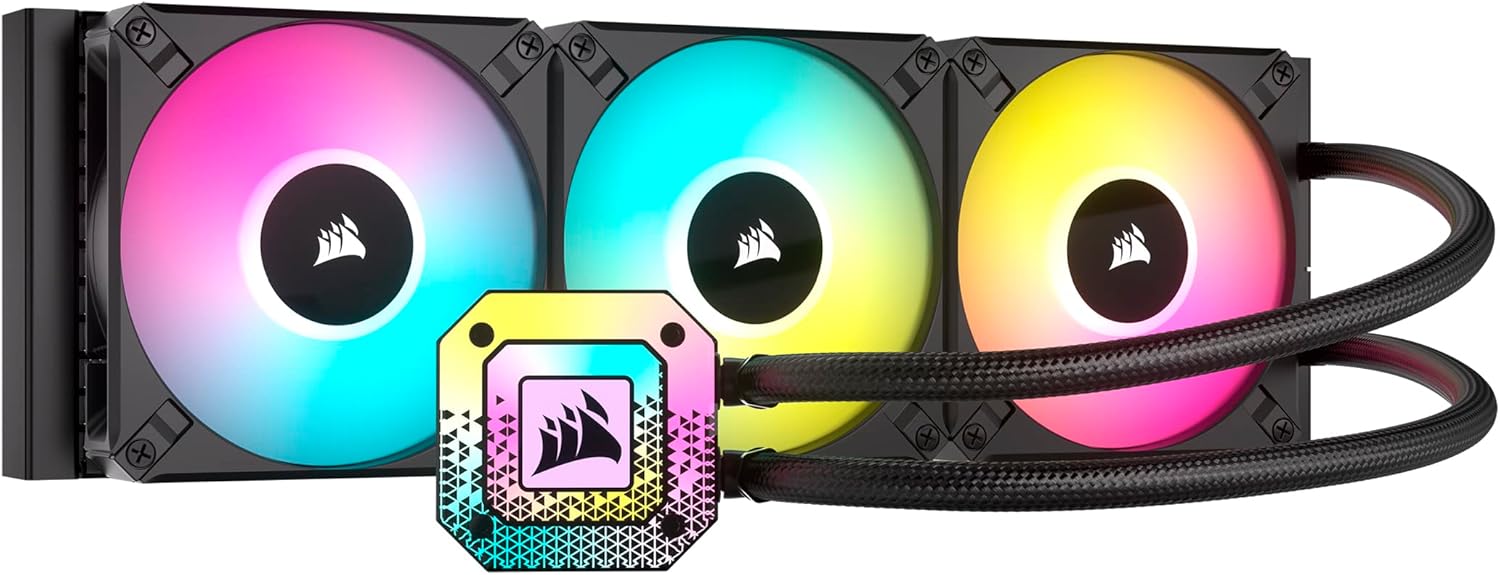 Alternative view of iCUE H115i CAPELLIX XT CPU Sıvı Soğutucu - İki Fan AF140 RGB - 280 mm Radyatör - Intel® LGA 1700, 1200, 115X, 2066, AMD® AM5, AM4 - Siyah