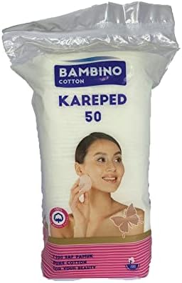 50'li Kare Makyaj Temizleme Pamuğu