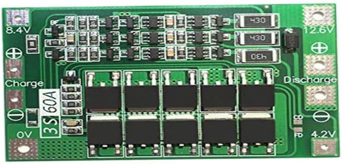 3S 60A Bms Devresi (Balanslı)