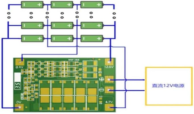 Alternative view of 3S 60A Bms Devresi (Balanslı)
