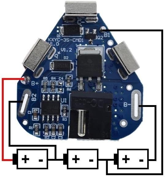 Alternative view of BMS 3S 12.6V 6A