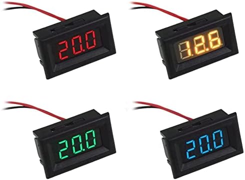 0.36 inç Voltmetre DC2.4V-30V 2 kablolu