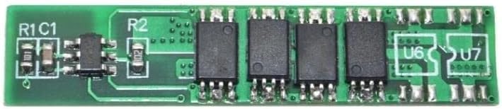 Alternative view of 1S 10A 3.7V li-ion BMS