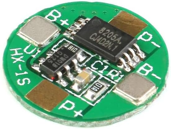 Alternative view of 1S 3.7V 2.5A 14500 BMS