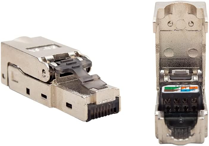Alternative view of PENSESİZ KOLAY BAĞLANTILI METAL CAT6 STP JACK KONNEKTÖR