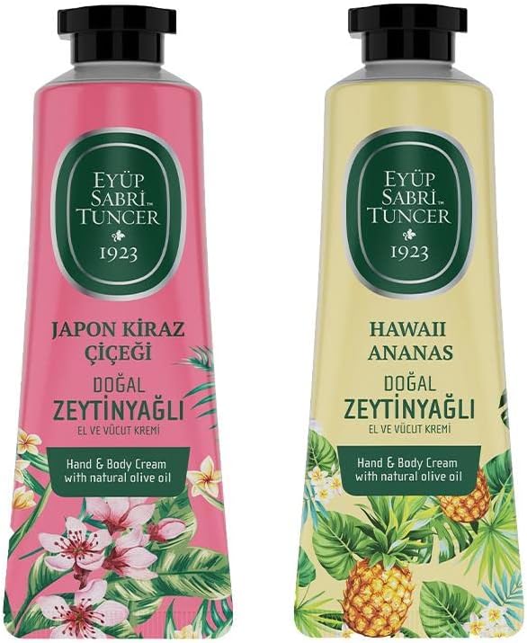 El ve Vücut Kremi Kiraz Çiçeği ve Havaii Ananas 50 ml