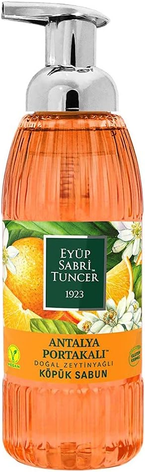 Zeytinyağlı Antalya Portakalı Köpük Sabun 500 ML x 2