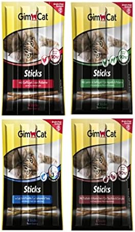Gimcat Sticks Kedi Ödül Çubukları Süper Karışık 4'lü 20 Gr x 4 PAKET