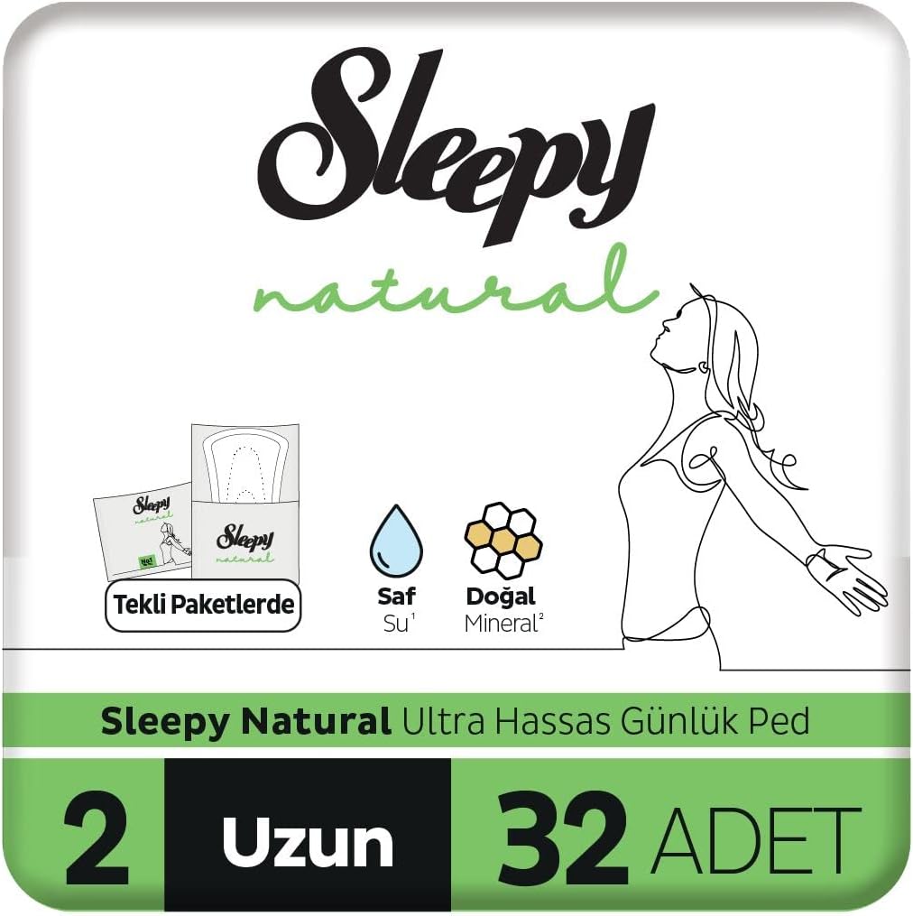 Natural Ultra Hassas Günlük Ped Uzun 32 Adet Ped