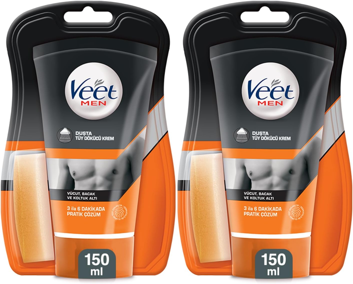 Alternative view of Men Duşta Tüy Dökücü Krem Erkeklere Özel, (2 x 150 Ml)