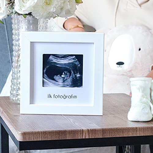 Alternative view of İlk Fotoğrafım Bebek Ultrason Çerçevesi - Bebek Odası Resim Anı Çerçevesi