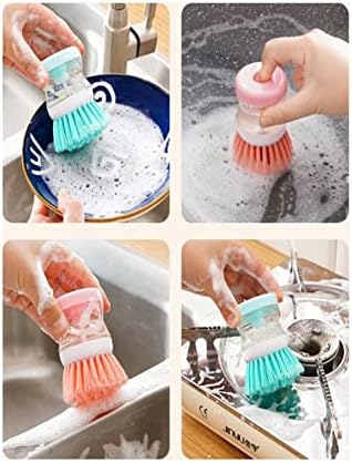 Sıvı Deterjan Hazneli Bulaşık Fırçası | Hazneli Mutfak Banyo Lavabo Yıkama Fırçası