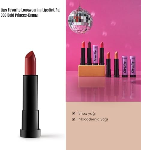 Callista Lips Favorite Longwearing Lipstick Kalıcı Ruj 303, Kırmızı