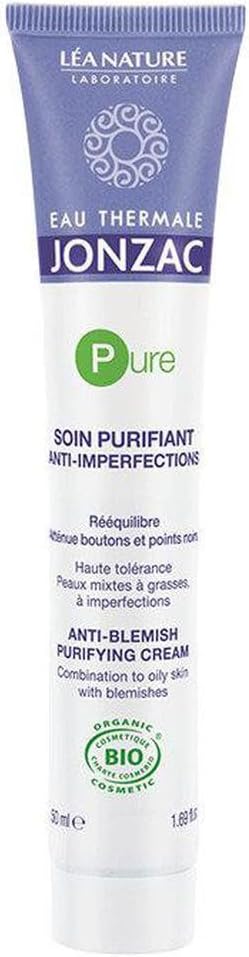 Jonzac Pure Akneye Eğilimli Yağlı Ciltler için Organik Nemlendirici Bakım Kremi 50 ml