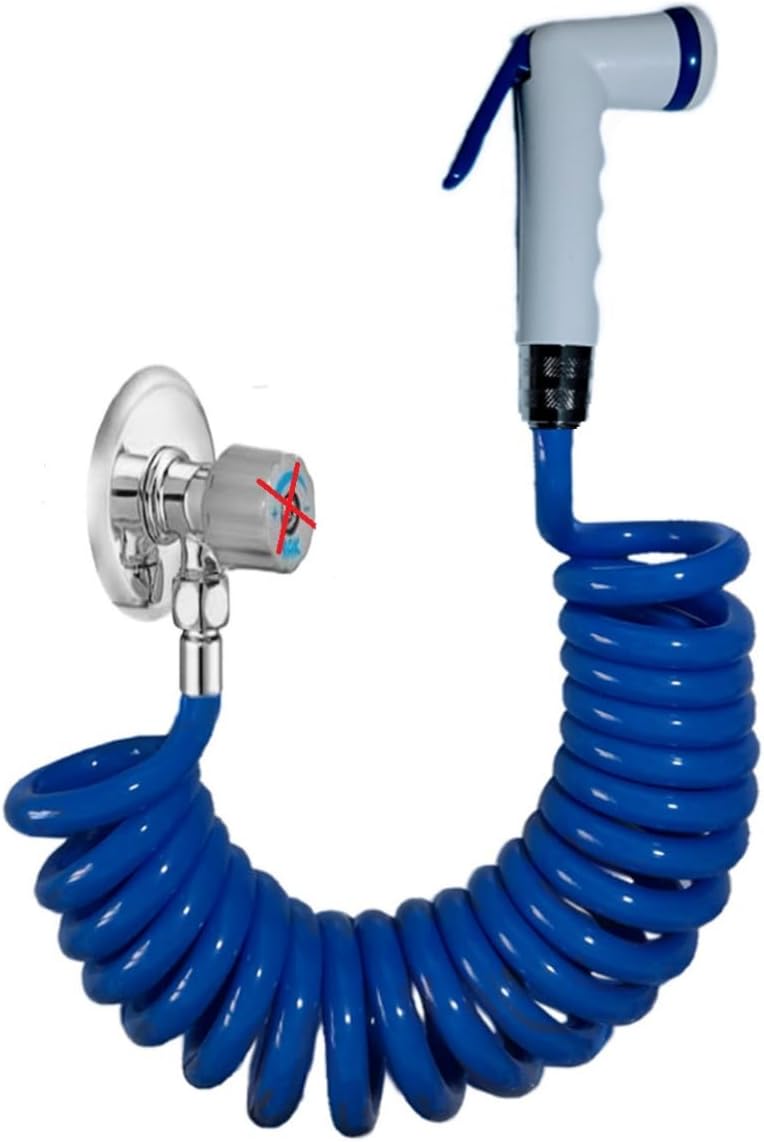 Spiral Taharet Matik Hortum Seti 250 CM (Mavi)