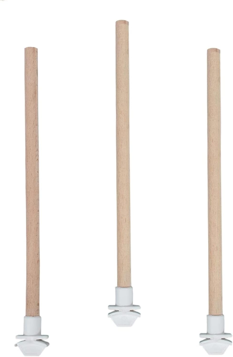 3'lü Ahşap Pürüzsüz Muhabbet Kuşu Tüneği 25 cm
