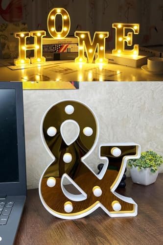 Dekoratif Led Işıklı 3D Büyük Boy Organizasyon Doğum Günü Kutlama (AND)
