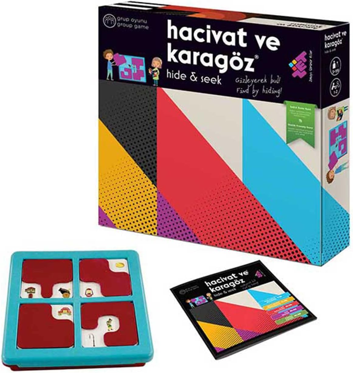Alternative view of Zet Zeka HACİVAT ve KARAGÖZ Hide & Find Oyunu 3+ Yaş 1+ Oyuncu
