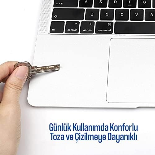 MacBook Air 13 inç Touchpad Trackpad Koruyucu Uyumlu A1369 A1466 Mat Ultra İnce Çizilme Önleyici Gümüş