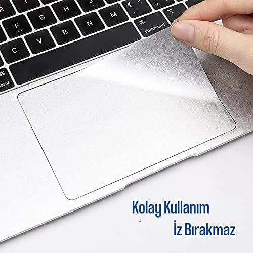 Alternative view of MacBook Air 13 inç Touchpad Trackpad Koruyucu Uyumlu A1369 A1466 Mat Ultra İnce Çizilme Önleyici Gümüş