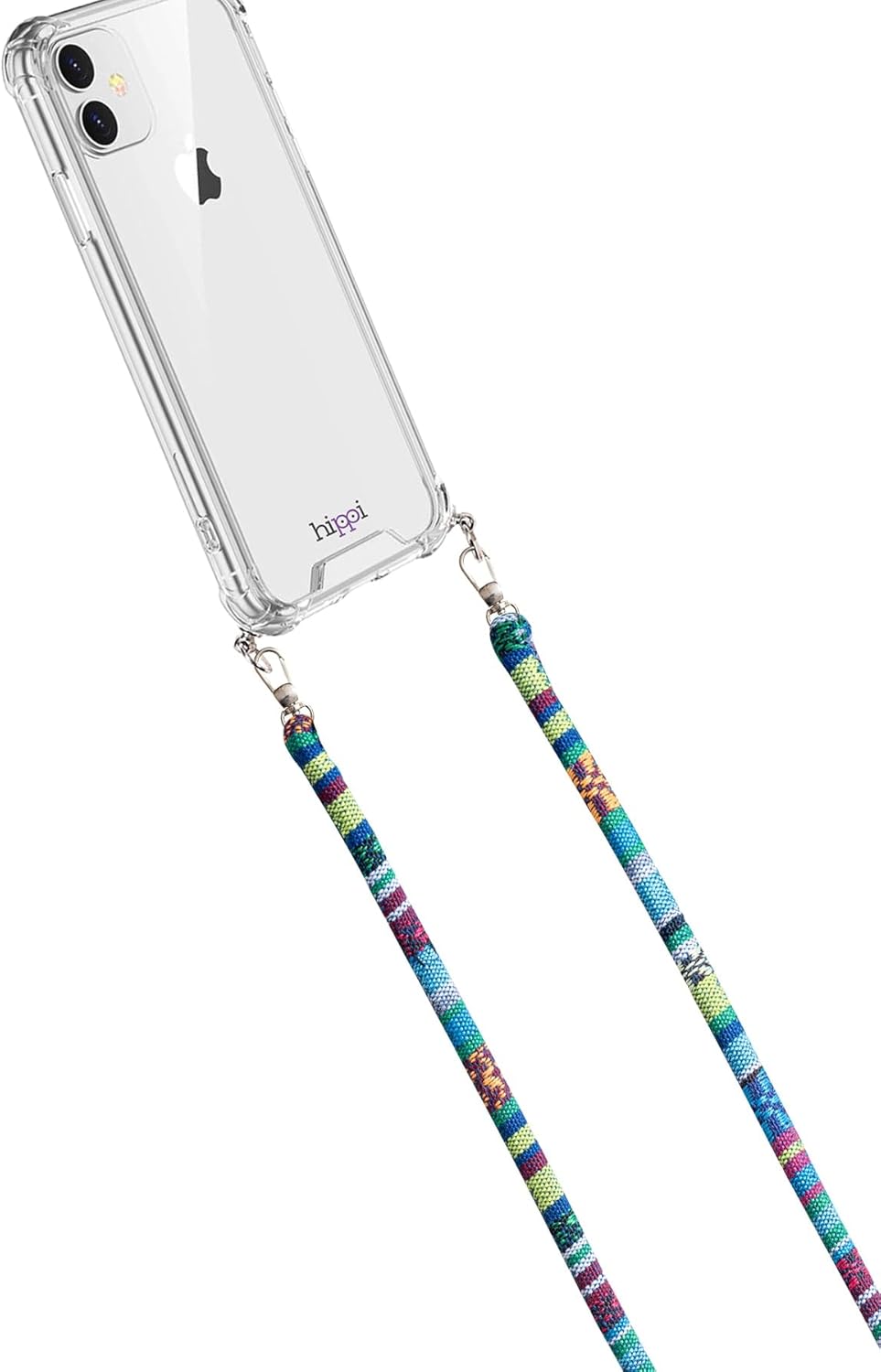 Alternative view of Ash Tüm Telefonlarla Uyumlu El Emeği Örgülü Renkli 110 Cm Ipli Ve Boyun Askılı Kumaş Telefon Askısı (Renkli)
