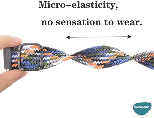 Alternative view of GT 3 SE Kordon Braided Loop Band Siyah Beyaz