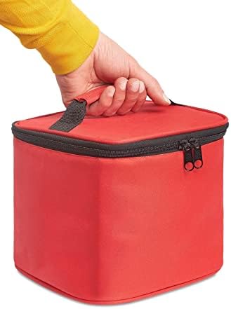 Beslenme Çantası Termal Çanta Soğuk ve Tutucu Termal Termos Kamp Çanta Soğuk İçecek Çantası Kamp Termos Çantası 8 Litre (Kırmızı)