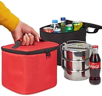 Alternative view of Beslenme Çantası Termal Çanta Soğuk ve Tutucu Termal Termos Kamp Çanta Soğuk İçecek Çantası Kamp Termos Çantası 8 Litre (Kırmızı)