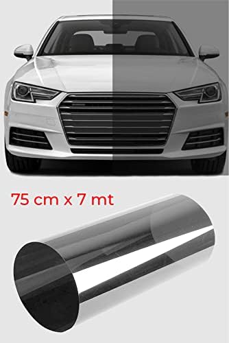 Cam Filmi Siyah Amerikan Çizilmez Açık ton 75 cm x 7 metre