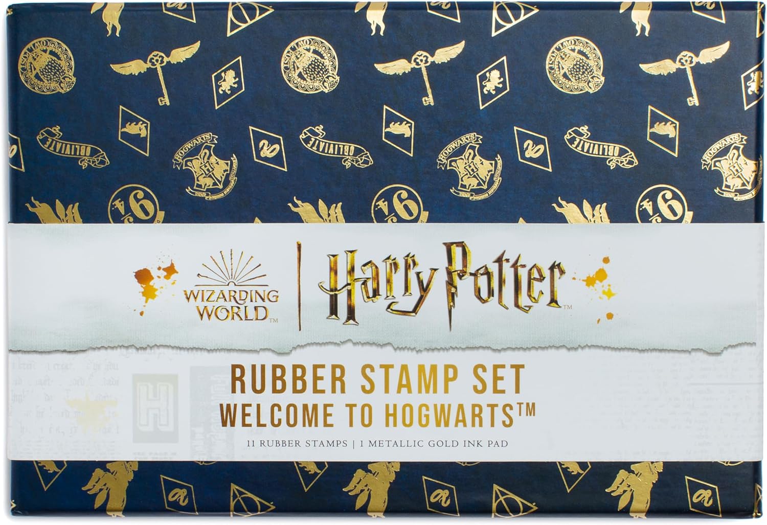 Potter: Welcome to Hogwarts Rubber Stamp Set