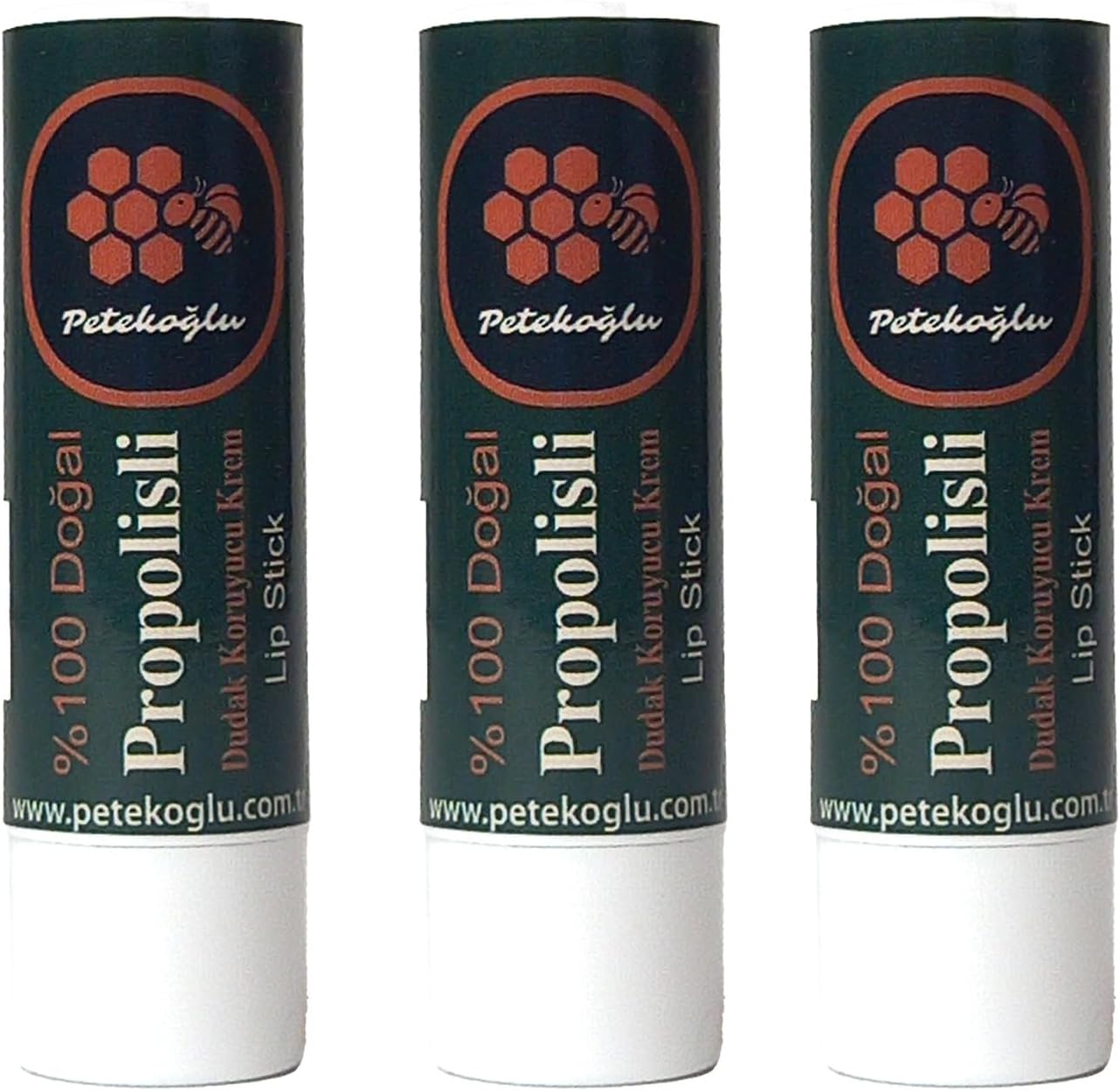 Alternative view of (3 Adet) Propolis, Bal, Shea, Hindistan Cevizi ve Zeytinyağı El Yapımı Dudak Kremi Nemlendirici Onarıcı