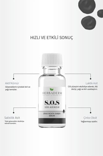 Sos Siyah Nokta Oluşumuna Karşı Cilt Bakım Serumu 20 Ml