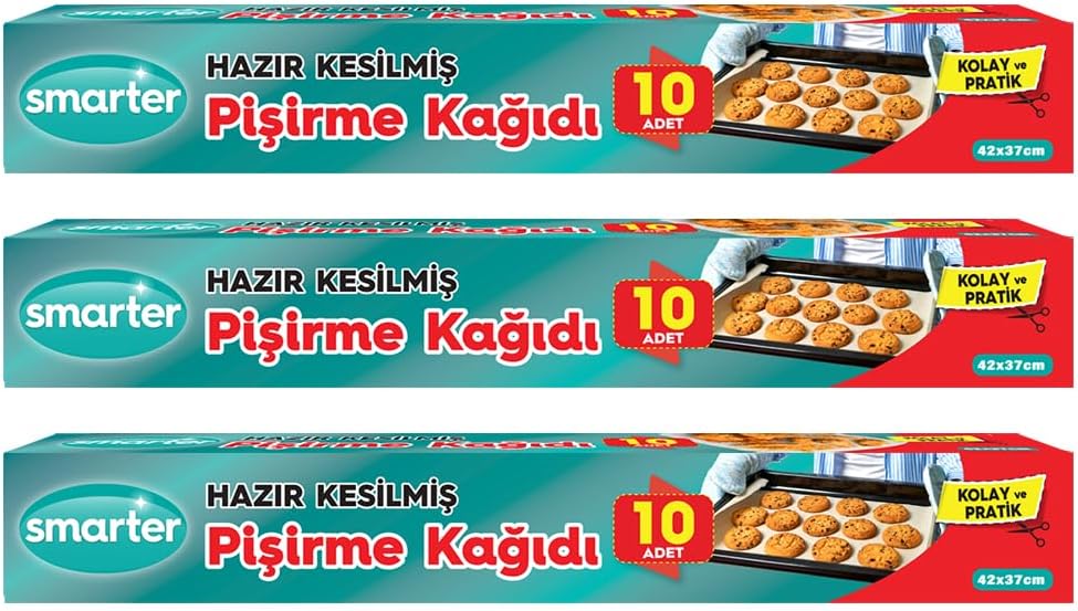 Alternative view of 3 PAKET (30 ADET X 3) YAĞLI PİŞİRME KAĞIDI HAZIR KESİLMİŞ