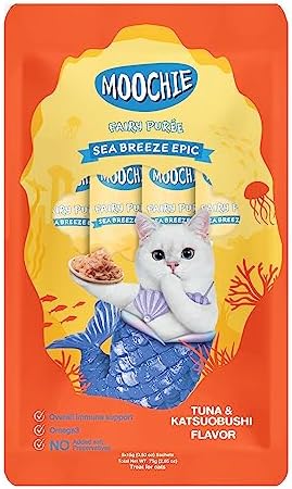 Moochie Sıvı Kedi Ödülü Ton-Katsuobushi 5x15 gr