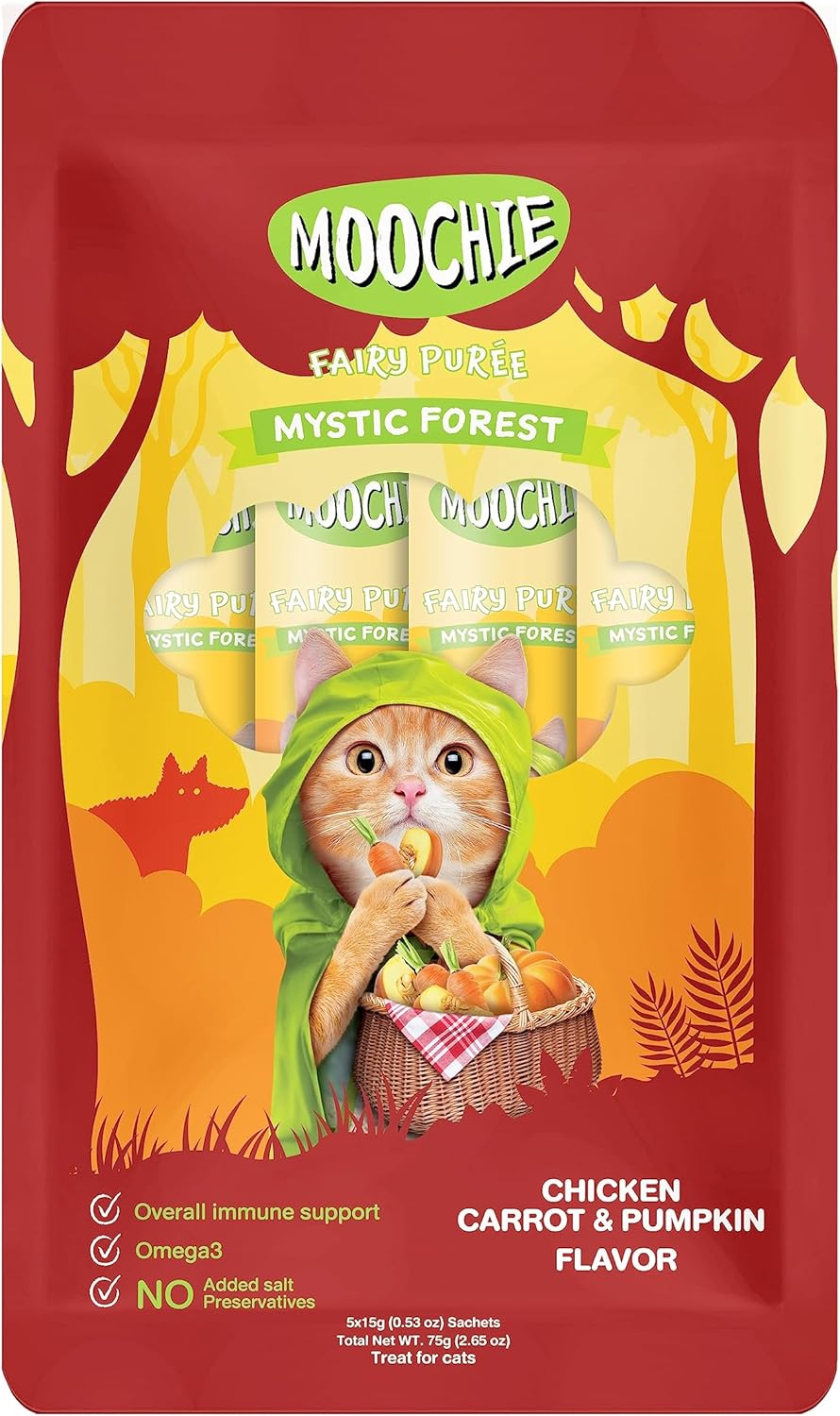 Moochie Sıvı Kedi Öd.Tavuk-Havuç-Balkabağı 5x15 gr