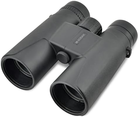 KODAK BCS800 Binoculars - Compact Binoculars, 10X Magnification, 42mm Objective Lens, Rubber Eyecups -