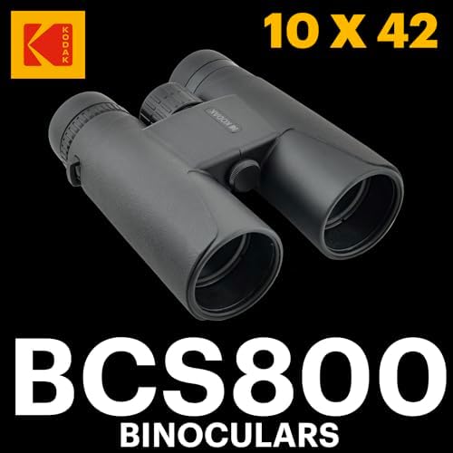 Alternative view of KODAK BCS800 Binoculars - Compact Binoculars, 10X Magnification, 42mm Objective Lens, Rubber Eyecups -